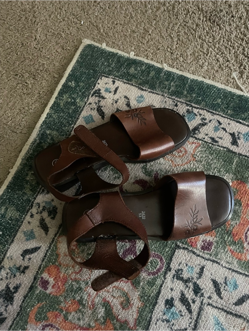 Brown Leather Women's Sandals - Comfortable Everyday Style